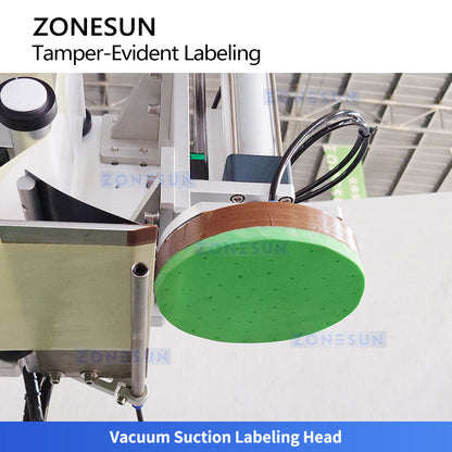 ZONESUN ZS-TB822Q Automatic Three-Side Bucket Labeler with Tamper-Evident