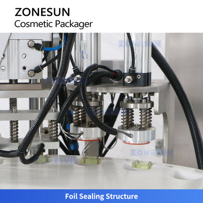 ZONESUN ZS-AFC28B Automatic Lotion Paste Filling Cap Capping Machine
