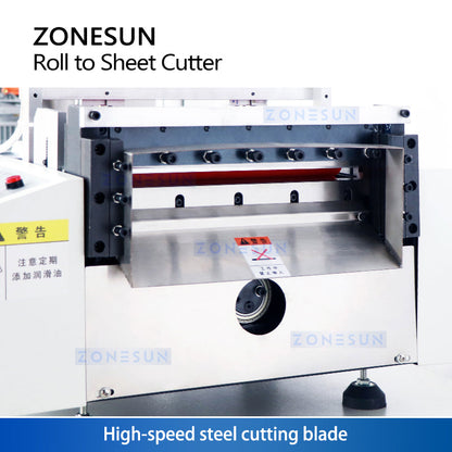 Zonesun ZS-DBC300 Multi‑Material Roll to Sheet Cutting Machine
