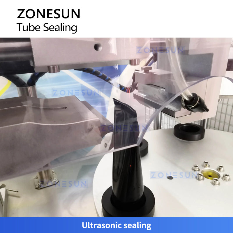 ZONESUN ZS-FS005U Semi-Automatic Ultrasonic Cosmetic Tube Sealing Machine Plastic Tube Sealer