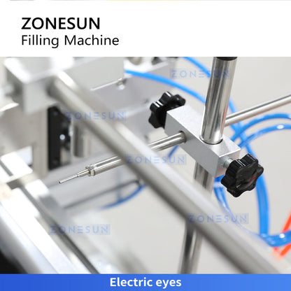 Zonesun ZS-DTMP4 4-Nozzle Automatic Magnetic Pump Liquid Filling Machine for Juice & Oils