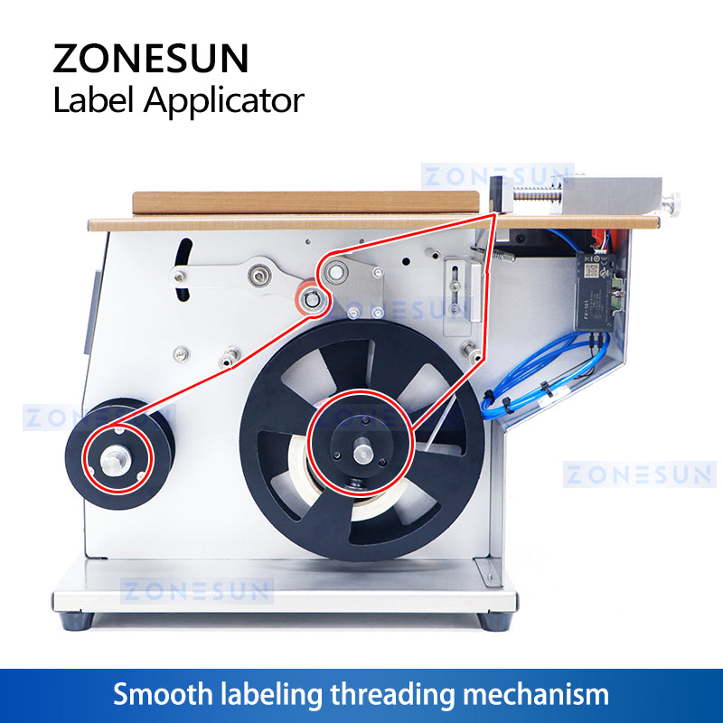 Zonesun ZS-TB90 Tamper Evident Label Applicator for Right‑Angle