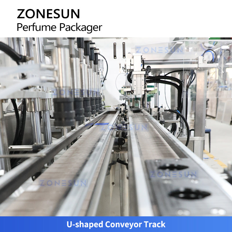 ZONESUN ZS-AFC9C Automatic Perfume Vacuum Filling and Capping Packaging Machine