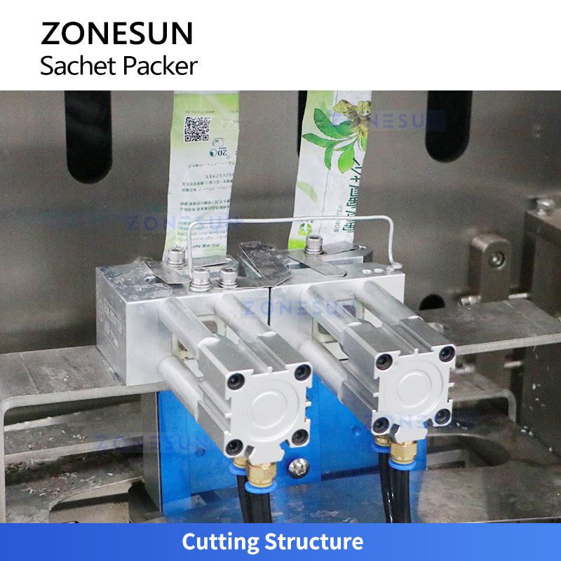 Zonesun ZS-FS04 Dual-Lane VFFS Liquid & Paste Sachet Packing Machine