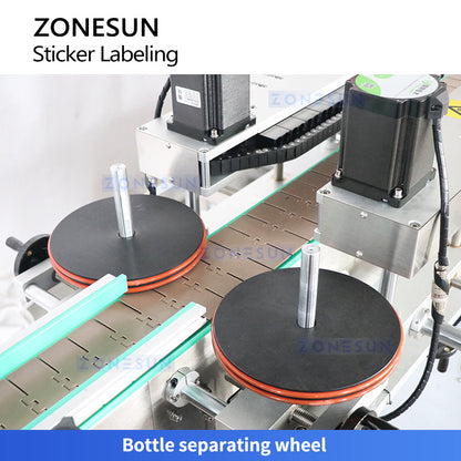 Zonesun ZS-TB900 Automatic Square Bottle Labeling Machine for Full Wrap Precision