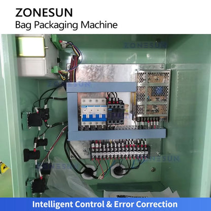 ZONESUN ZS-DCS50 Automatic 5-50kg Granule & Powder Bagging Line | Industrial Large Bag Weighing & Packing Machine