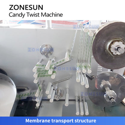 ZONESUN ZS‑TCM2 Double Twist Candy Wrapping Machine for High‑Speed Output