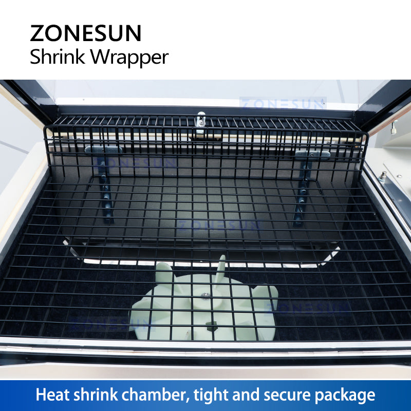 ZONESUN ZS-SX5540 Semi‑Automatic L Bar Sealer with Heat Shrinker