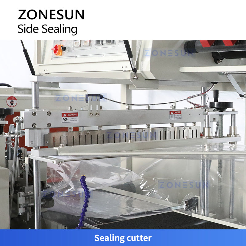 ZONESUN ZS-BF650 Auto Shrink Wrapper for POF/PE Film with Side Sealing