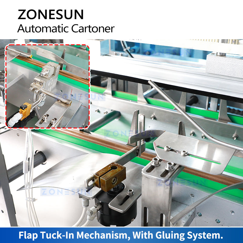 ZS‑MSZH70 Automatic High‑Speed Hot Melt Glue Cartoning Machine for Efficient Packing