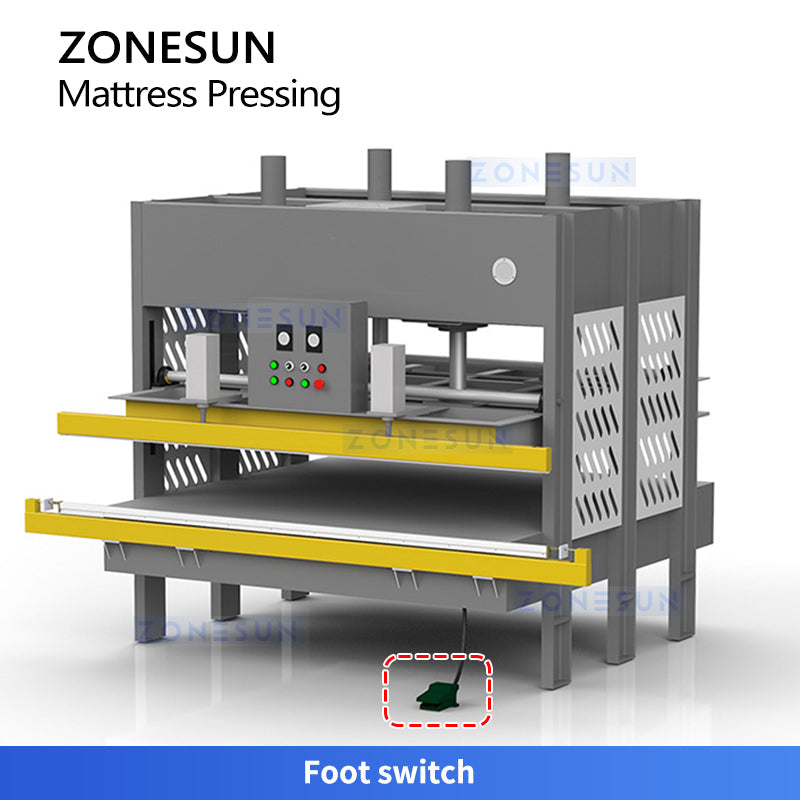 Zonesun ZS‑PCD1 Hydraulic Mattress Compression Machine for Efficient Shipping