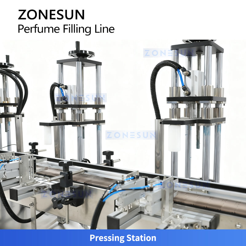 ZONESUN ZS-FAL180X11 Perfume Bottle Filling Capping Production Line Cosmetic Liquid Filling Equipment