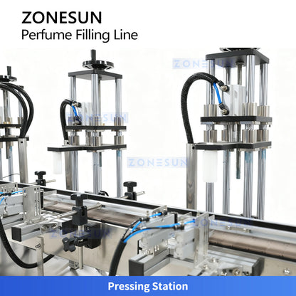 ZONESUN ZS-FAL180X11 Perfume Bottle Filling Capping Production Line Cosmetic Liquid Filling Equipment