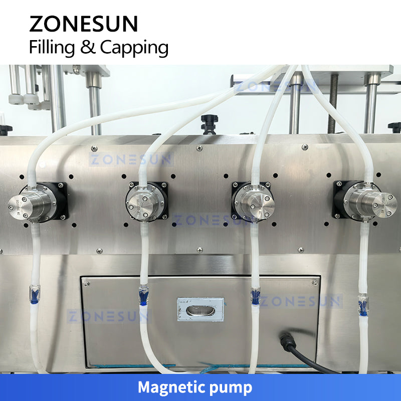 Zonesun ZS-DTFC4T Tabletop Bottle Filling and Capping Machine Monoblock