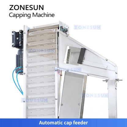 ZONESUN ZS-SVXG01 Servo Screw Capping Machine for Sauce Jars & Bottles