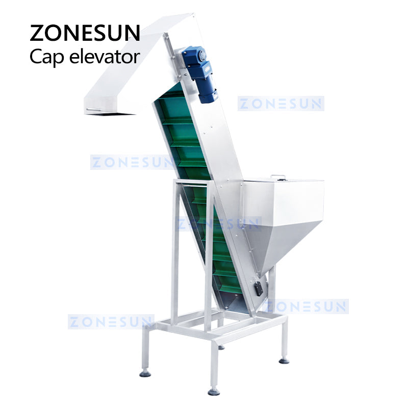 Zonesun ZS‑SLJ5 Automatic Cap Elevator for Capping Machine Integration
