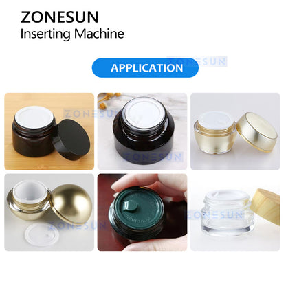 Zonesun ZS‑WIM04 Automatic Inner Liner Inserting Machine for Jars