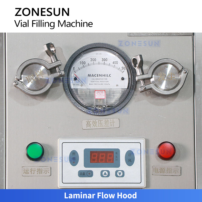 ZONESUN ZS-AFC39B Automatic Vial Filling Capping Line with Laminar Flow Hood
