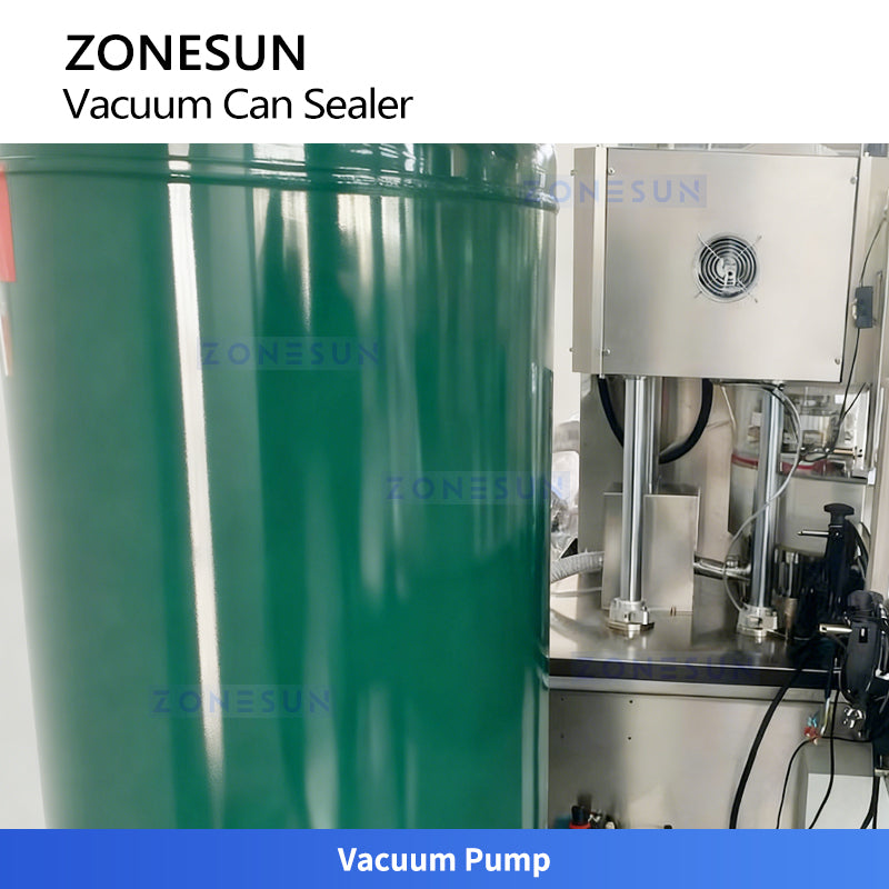 ZONESUN ZS-AFK200 Automatic Vacuum Metal Can Sealing Machine Can Seaming Machine