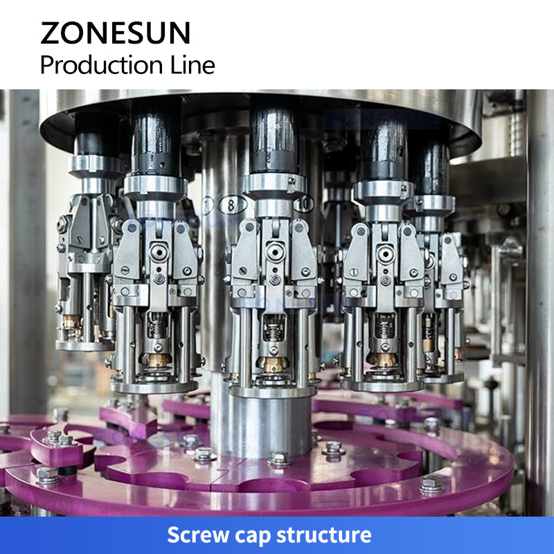 Zonesun ZS-XFCL12 High Speed Glass Bottle Filling and Capping Monoblock
