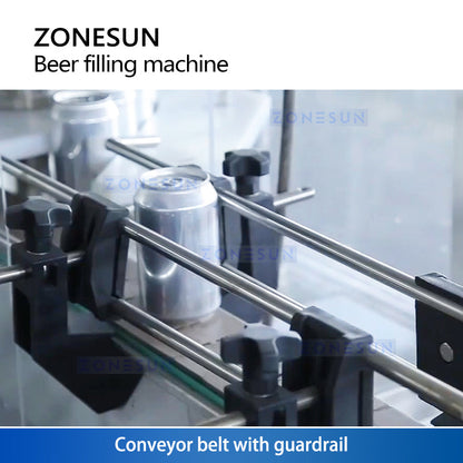 Zonesun ZS-CBFS4 Beer Can Filling & Seaming Machine for Small and Medium Breweries