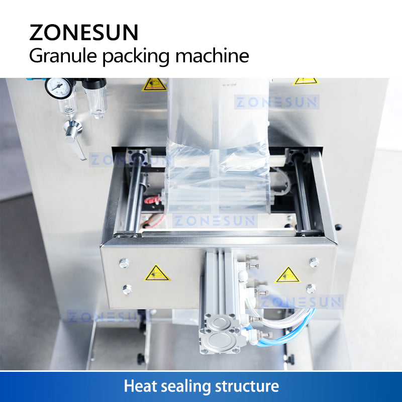 ZONESUN ZS-FM1000V Automatic Granule Vacuum Filling & Sealing Machine Rice Grains VFFS Machine