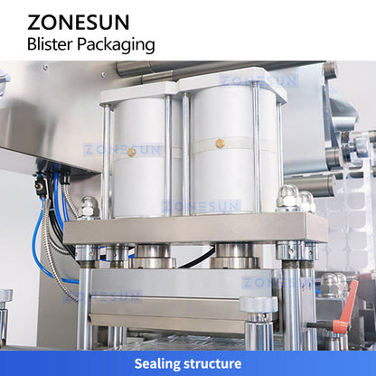 ZONESUN ZS-DPP270L Horinzontal Liquid or Paste Raluminum Blister Packing Machine