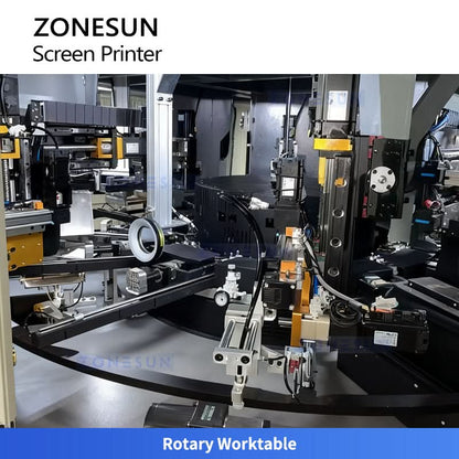 ZONESUN ZS-SWP4 Multi-Color Bottle Screen Printer & Hot Stamper