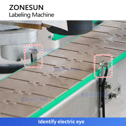 ZONESUN ZS-TB501 Automatic Corner Labeling Machine for Square Bottles