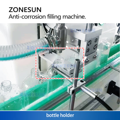 Zonesun ZS‑YTCR1A Automatic Single‑Head Chemical Liquid Filling Machine