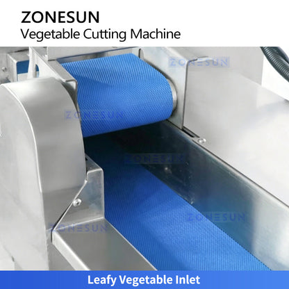 ZONESUN  ZS-VCM901 Commercial Food Grade Vegetable Cutting Machine - Multifunctional Automatic Slicing & Dicing Equipment