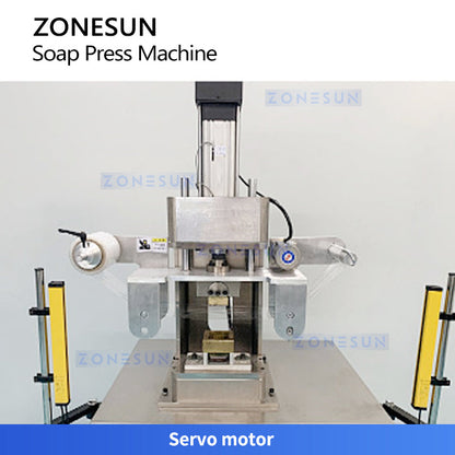 ZONESUN ZS‑APZ1 Semi Automatic Soap Stamping Machine with Servo Motor