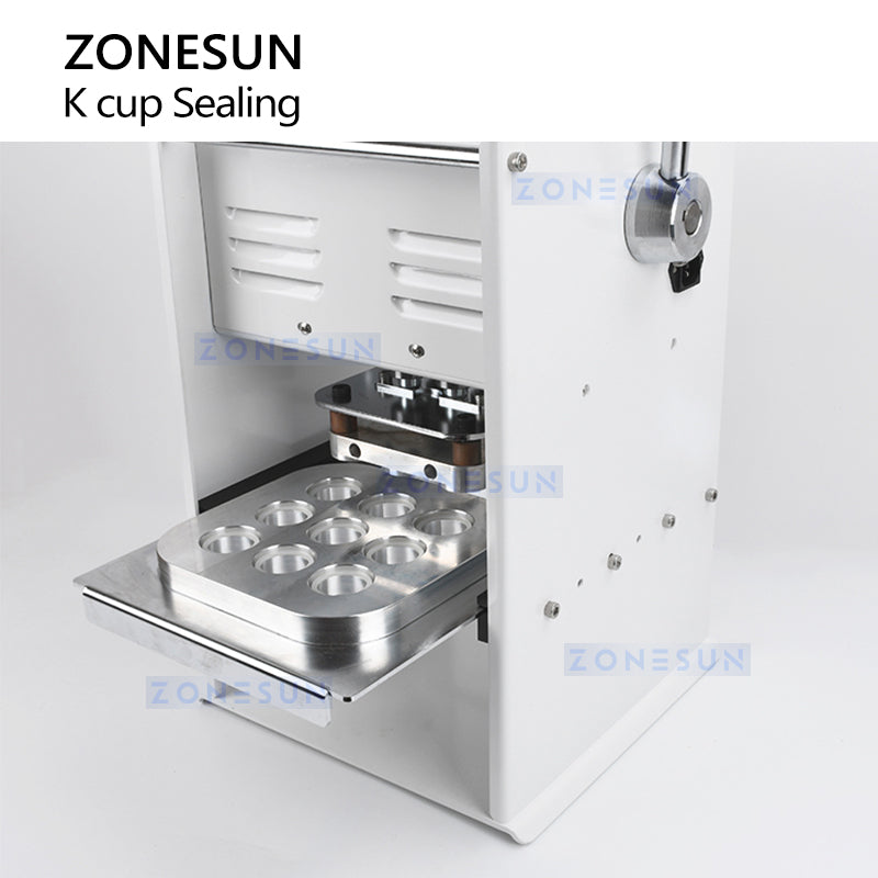Zonesun ZS-KCS4 Manual K-Cup Sealer for Coffee Pods Fast&Reliable Sealing Machine