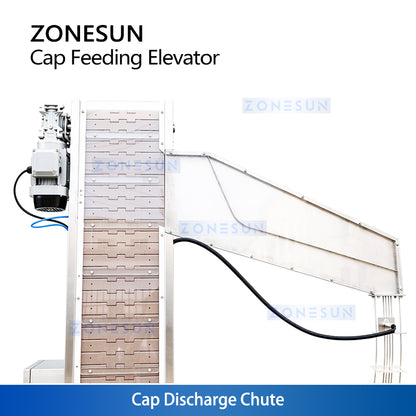 Máquina elevadora de alimentación personalizable automática ZONESUN ZS-SLJ1 para máquina taponadora