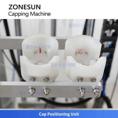 ZONESUN ZS-XG440D2 Servo Duckbill Pump Spray Cap Capping Machine