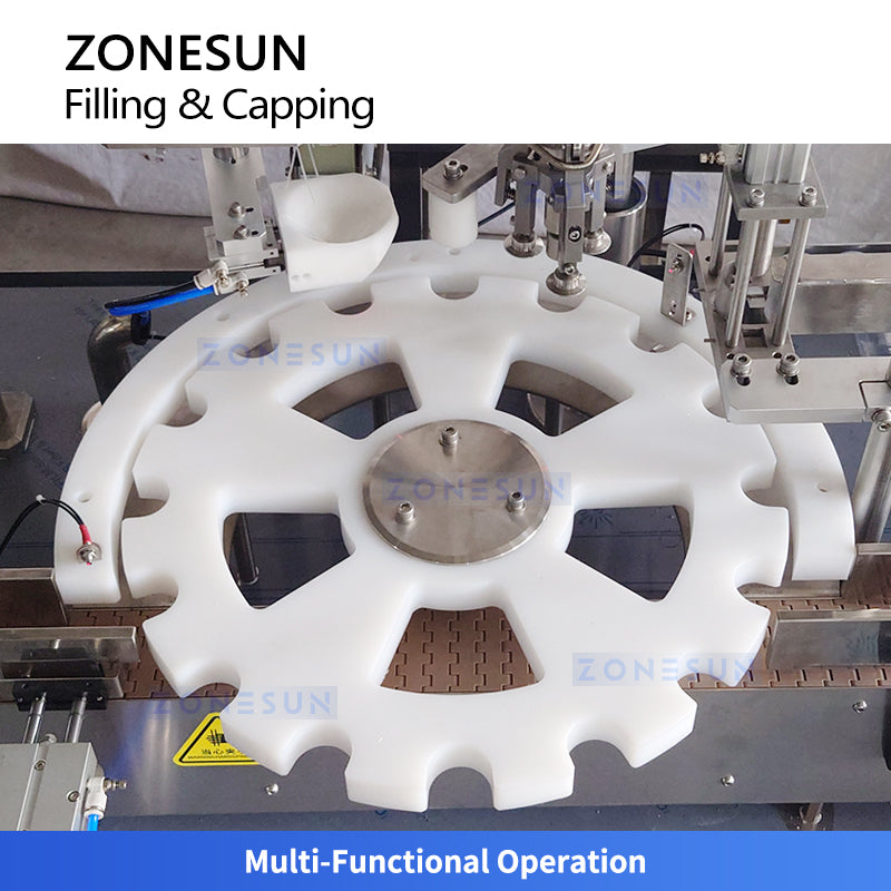 ZONESUN ZS-AFC46 Automatic Perfume Toner Body Mist Spray Bottle Filling Capping Machine