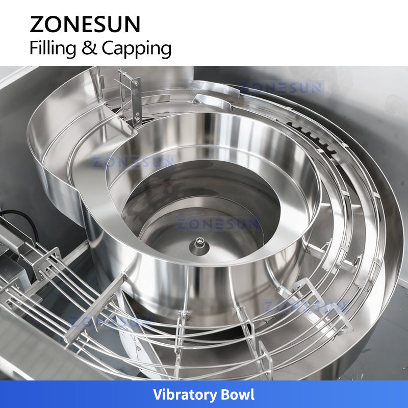 ZONESUN ZS-AFC50 Automatic Dropper Bottle Serums Liquid Filling and Capping Machine Monoblock