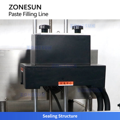 ZONESUN ZS-FAL180G6 Auto Paste Filling and Labeling Packaging Line