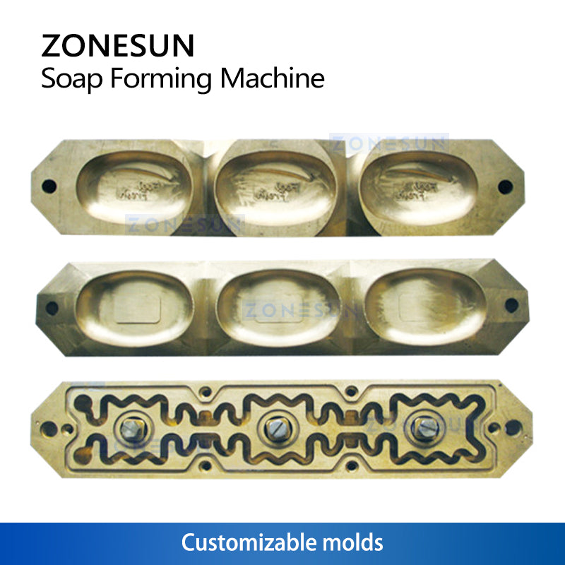 ZONESUN ZS‑SFM3 Automatic Soap Forming Machine Soap Molding and Packaging Equipment