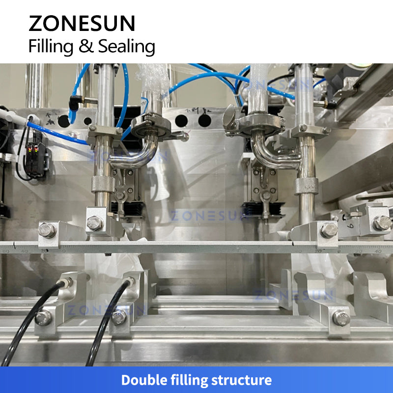 ZONESUN ZS-SPFC2 Automatic Spout Pouch Bag Forming Liquid Filling and Sealing Machine For Beverage, Cosmetic