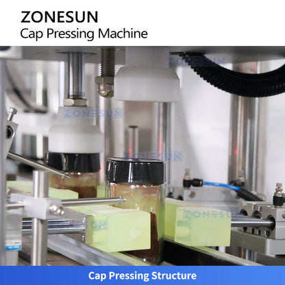 ZONESUN ZS-VTYG02S Dual-Head Bottle Cap Pressing Machine