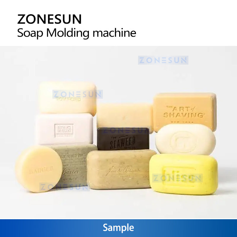 Zonesun ZS‑SM120 Automatic Soap Bar Maker with Customizable Molds