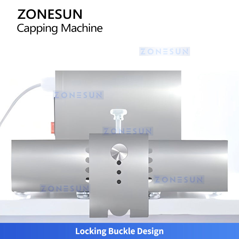 ZONESUN ZS-XG11 Compact Nail Polish Bottle Capping Machine Beauty Product Sealing Machine
