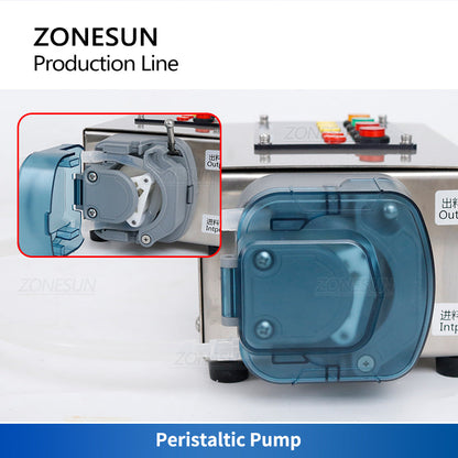 ZONESUN ZS‑FAL90S Small Automatic Liquid Filling & Capping Machine