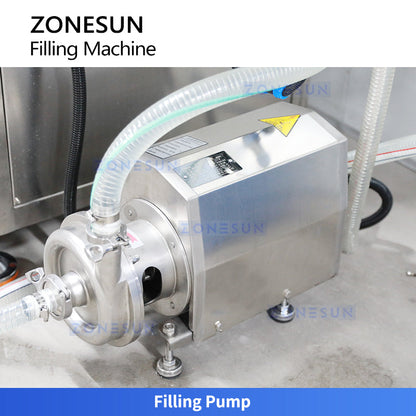 ZONESUN ZS-VTZL100 Automatic 6-Head Liquid Level Filler for Whiskey & Beverages