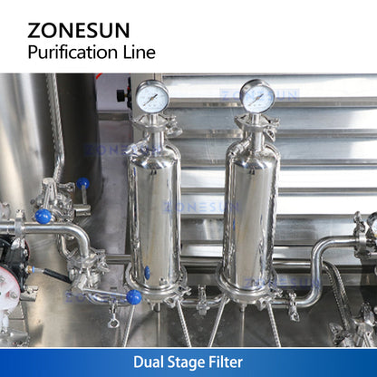 ZONESUN ZS-FAL180W Automatic Perfume Mixing Cooling and Filtration Machine  Fragrance Production Line