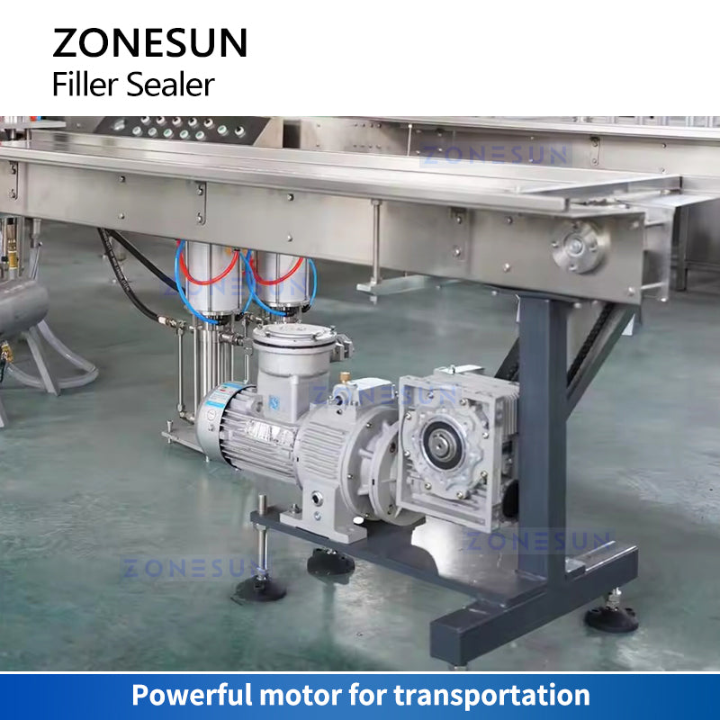 Zonesun ZS-QW1600L Dual‑Head High‑Speed Aerosol Canning Monoblock