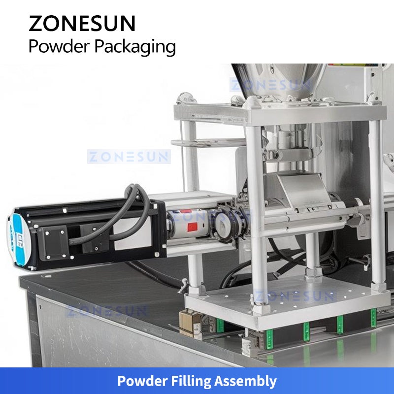 ZONESUN ZS-AFS160 Automatic Straw Powder Filling & Sealing Machine With Auger Pump