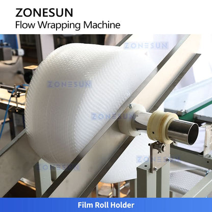ZONESUN ZS-ZB350S Automatic Servo Horizontal Flow Wrapper for Air Bubble Film Packaging