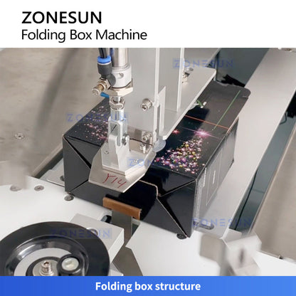 ZONESUN ZS-ZBD10 Automatic Carton Folding Machine for Packaging Lines